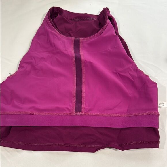 Outdoor Voices Zoom Crop Top Grape Size Small - Picture 3 of 4